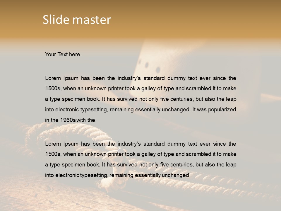 Americana Old Chiaroscuro PowerPoint Template