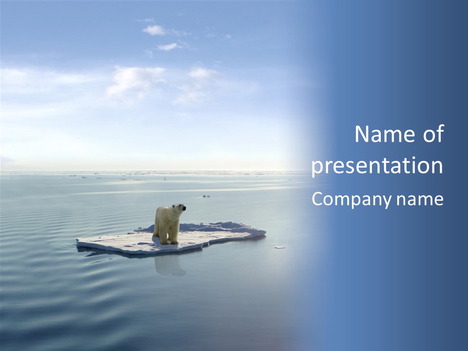 Ice Disaster Polar PowerPoint Template