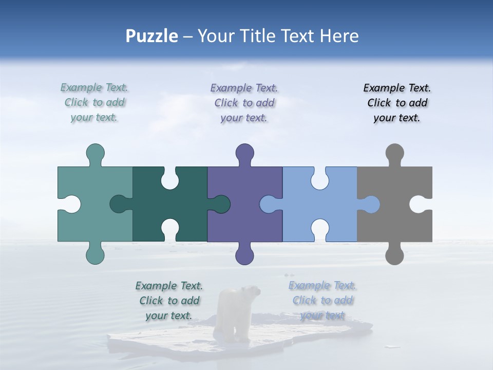 Ice Disaster Polar PowerPoint Template