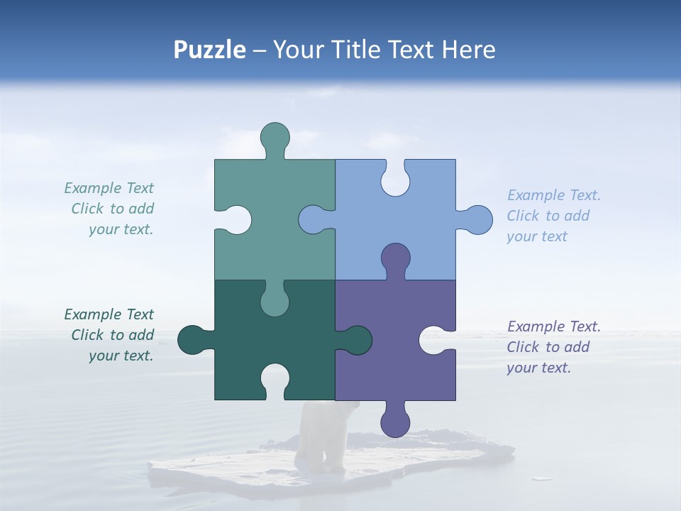 Ice Disaster Polar PowerPoint Template
