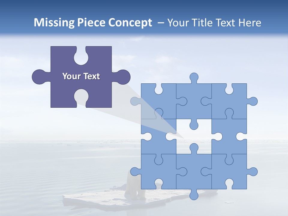 Ice Disaster Polar PowerPoint Template