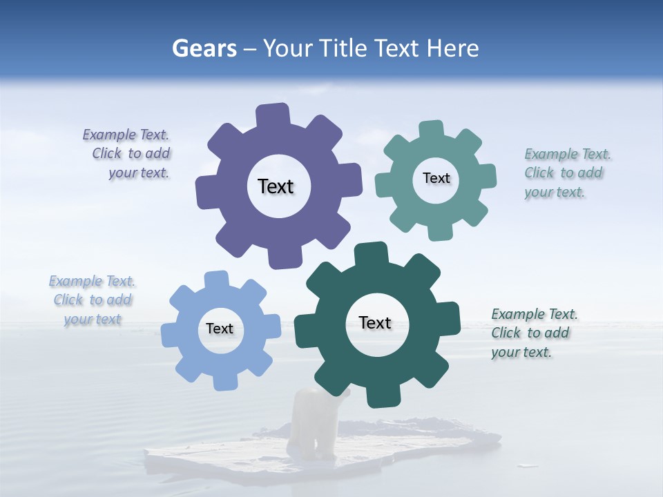 Ice Disaster Polar PowerPoint Template