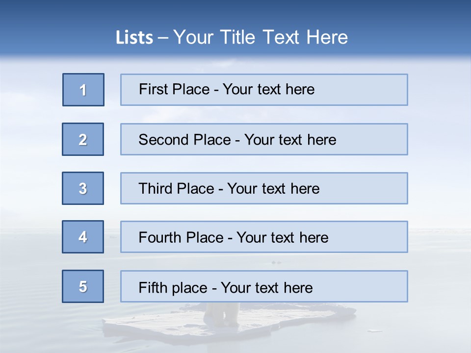 Ice Disaster Polar PowerPoint Template