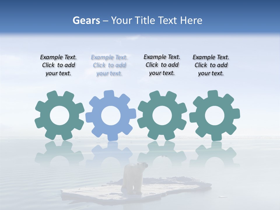 Ice Disaster Polar PowerPoint Template