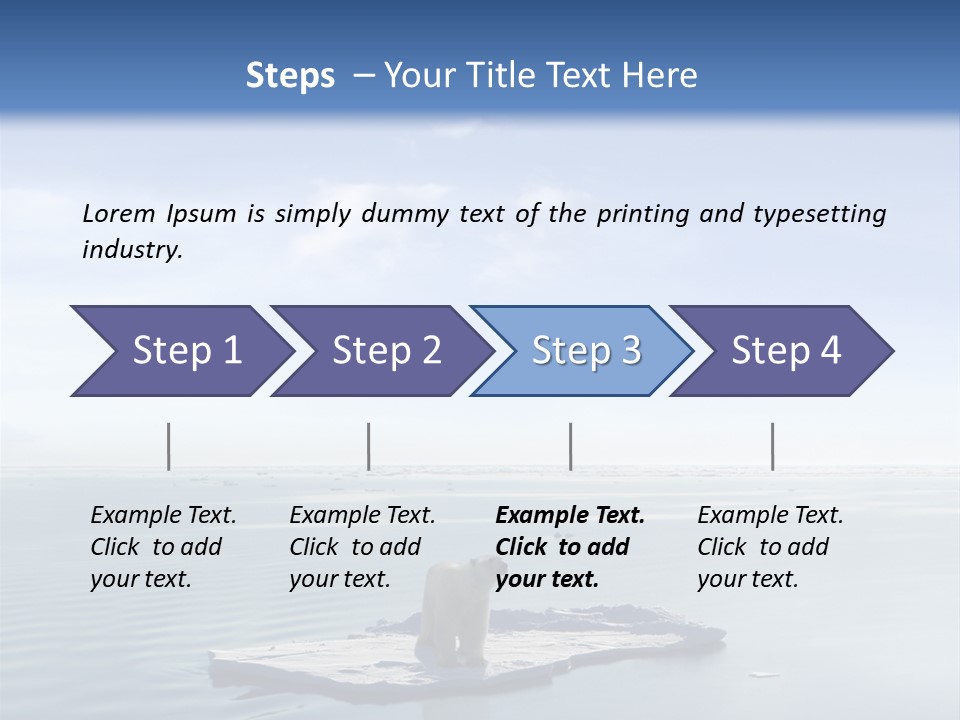 Ice Disaster Polar PowerPoint Template