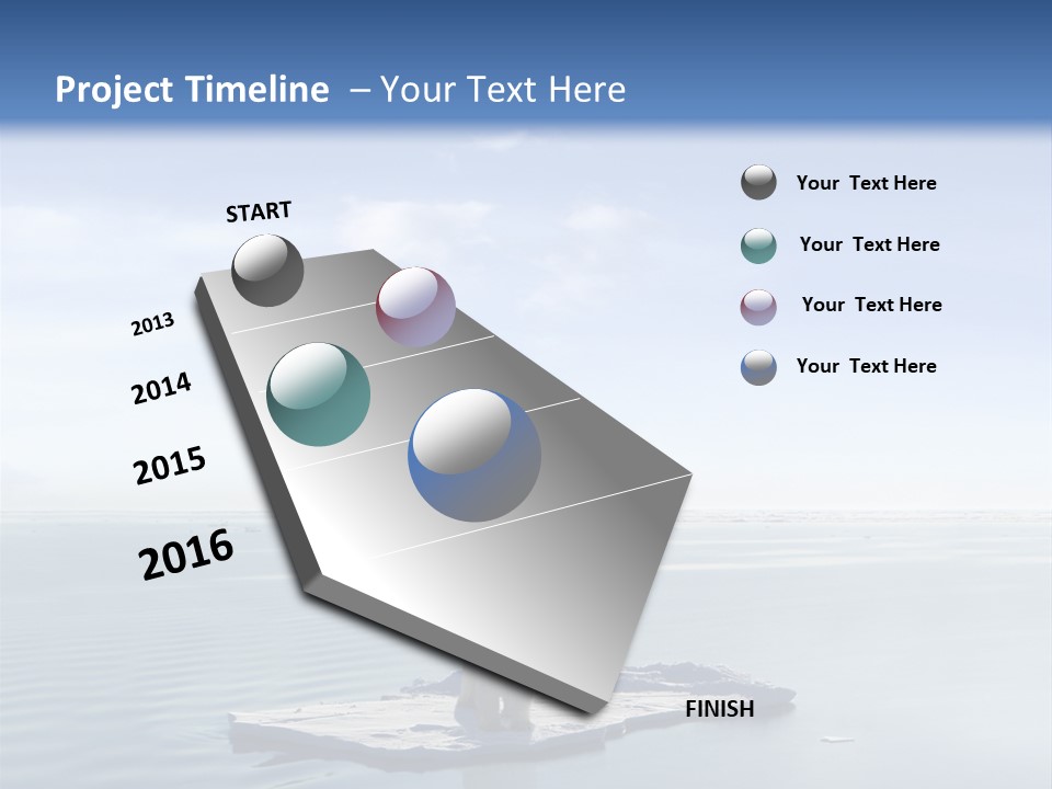 Ice Disaster Polar PowerPoint Template