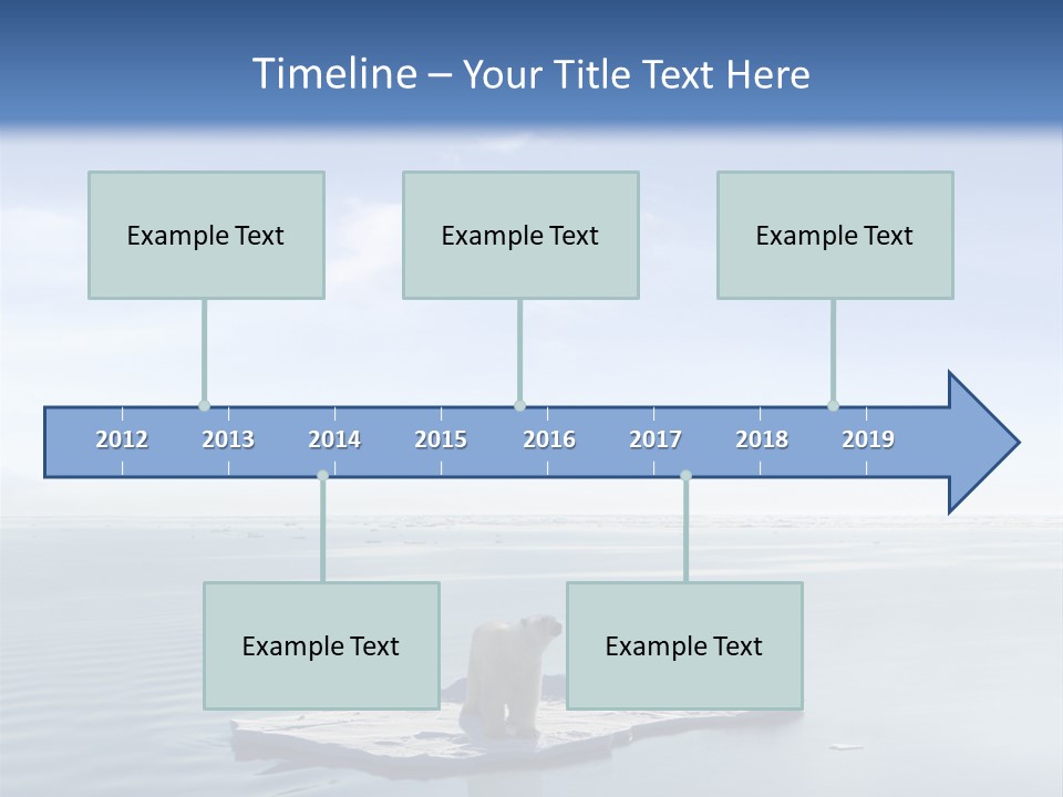 Ice Disaster Polar PowerPoint Template
