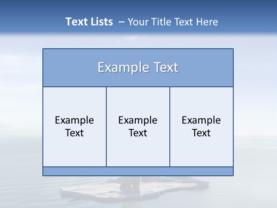 Ice Disaster Polar PowerPoint Template