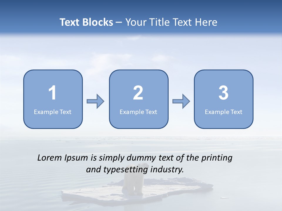 Ice Disaster Polar PowerPoint Template