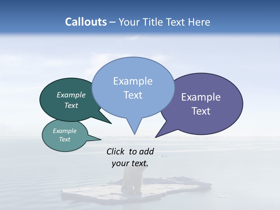 Ice Disaster Polar PowerPoint Template