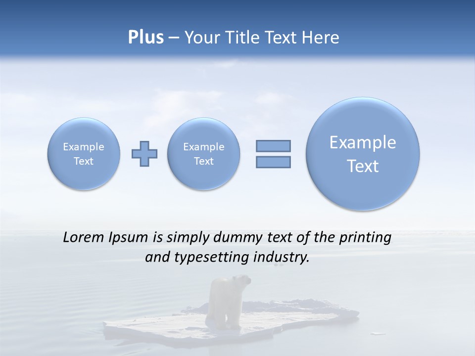 Ice Disaster Polar PowerPoint Template