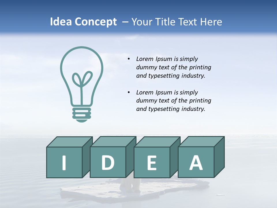Ice Disaster Polar PowerPoint Template