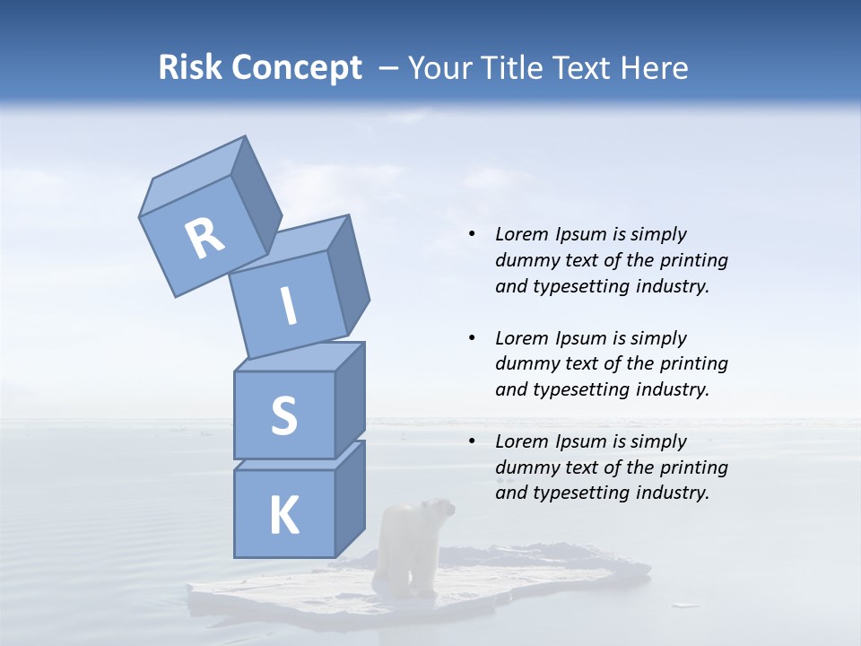 Ice Disaster Polar PowerPoint Template