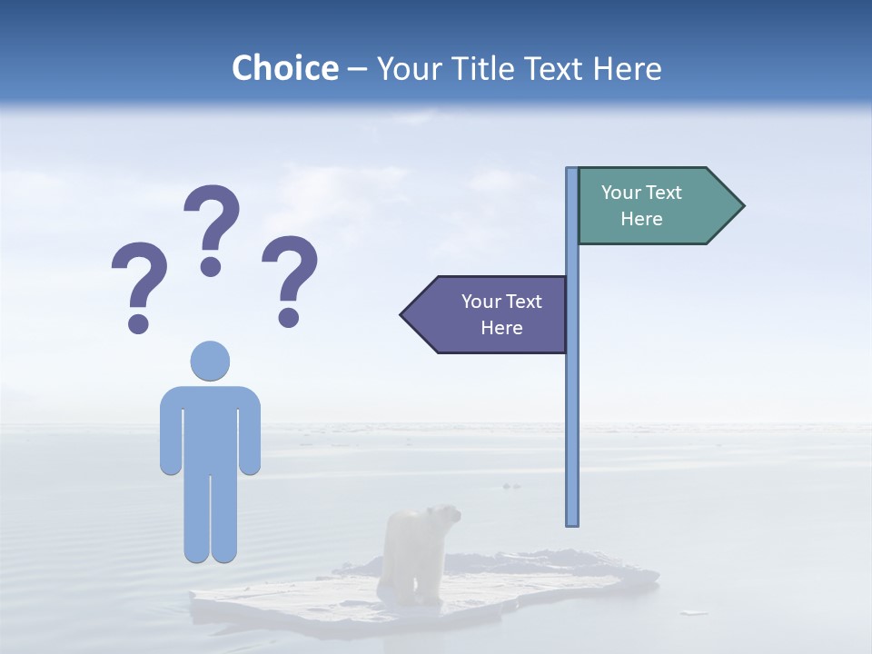 Ice Disaster Polar PowerPoint Template