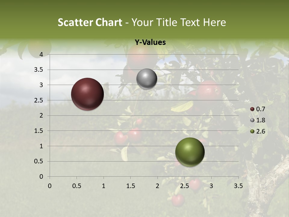 Closeup Horizontal Tree PowerPoint Template