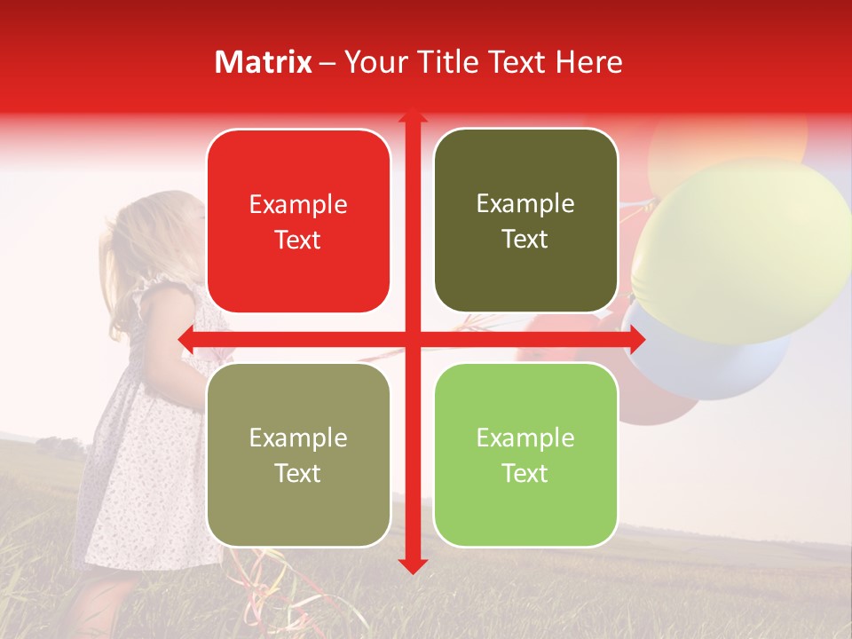 Bright Pretty Caucasian PowerPoint Template