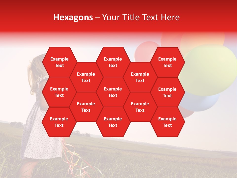 Bright Pretty Caucasian PowerPoint Template