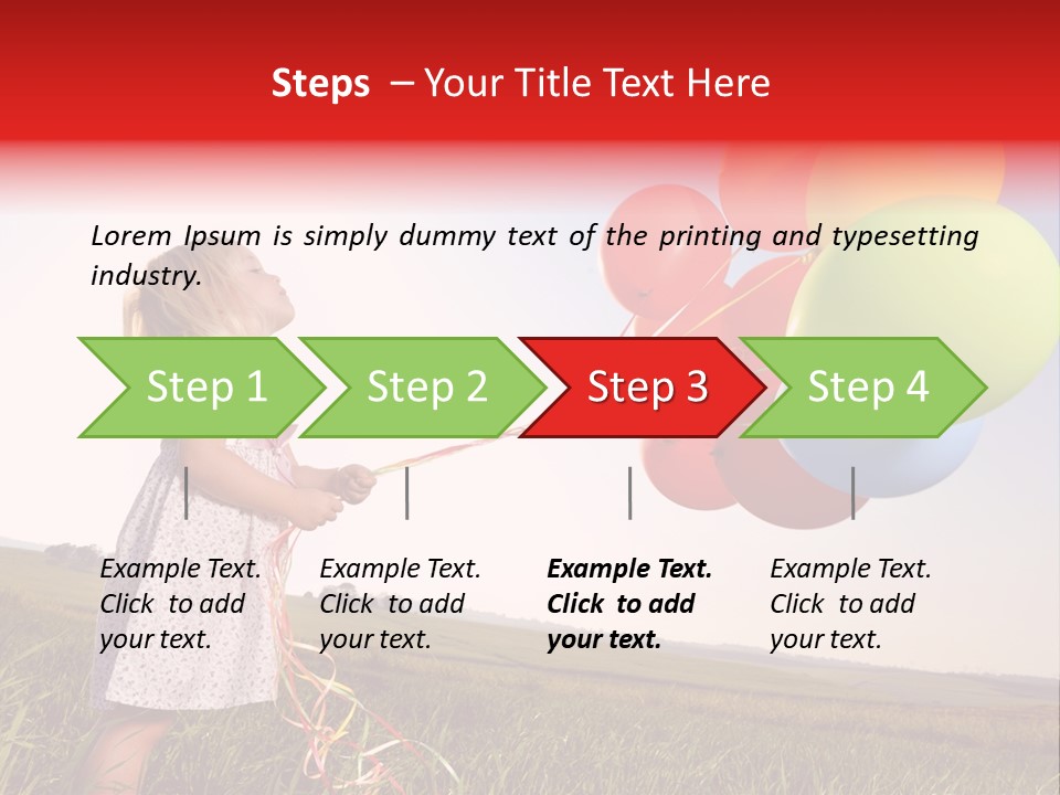 Bright Pretty Caucasian PowerPoint Template