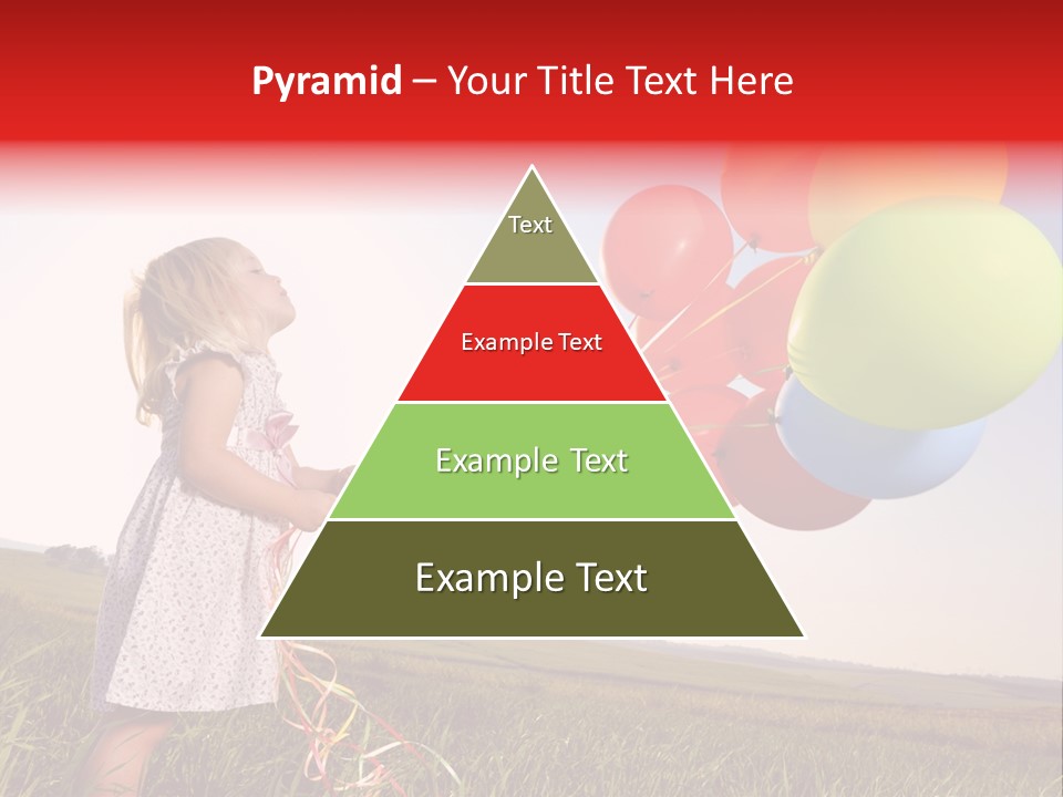 Bright Pretty Caucasian PowerPoint Template