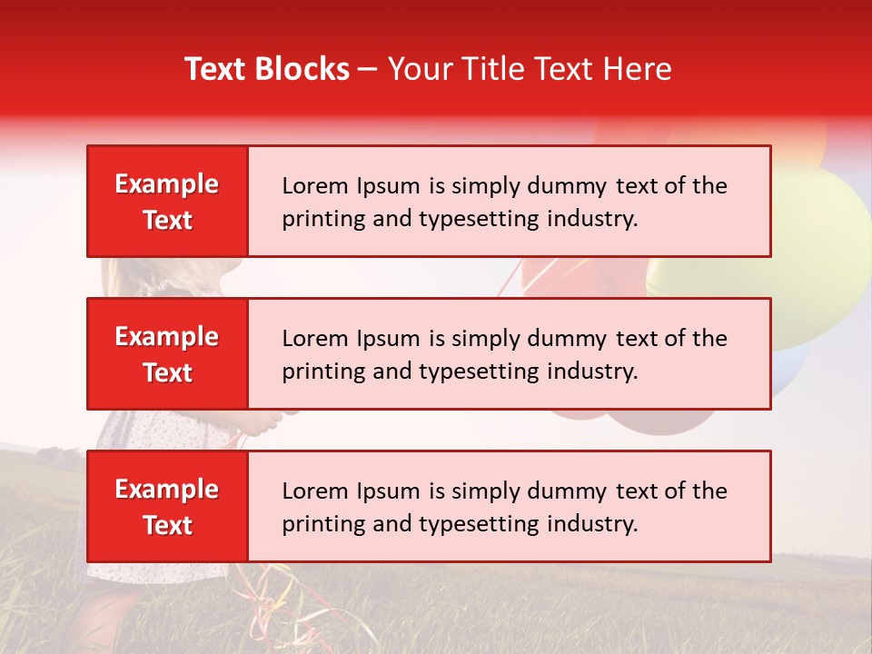 Bright Pretty Caucasian PowerPoint Template