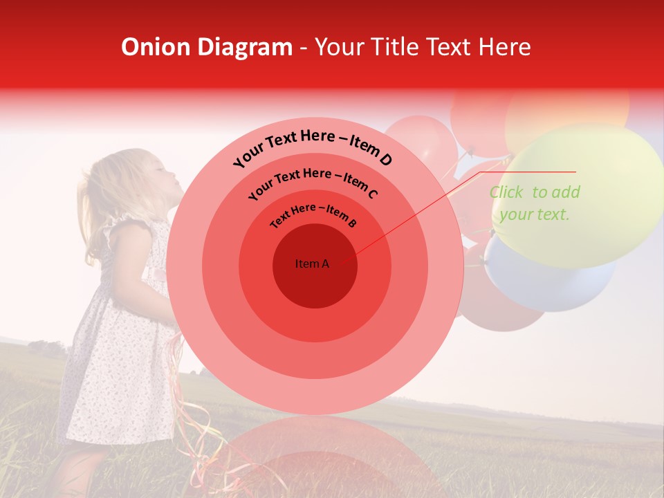 Bright Pretty Caucasian PowerPoint Template