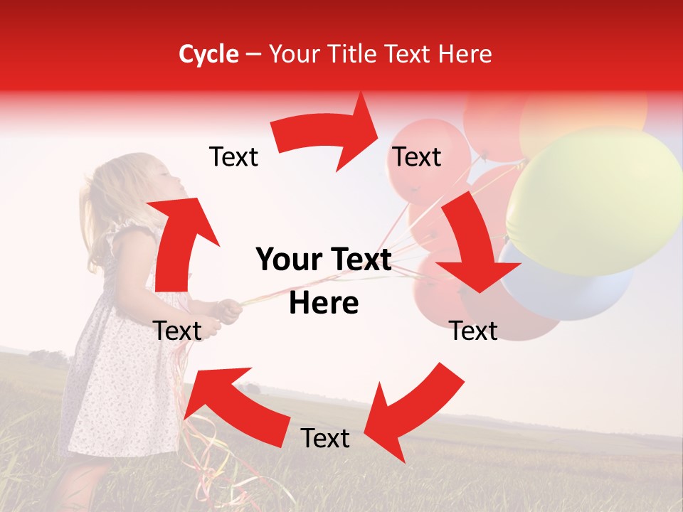 Bright Pretty Caucasian PowerPoint Template