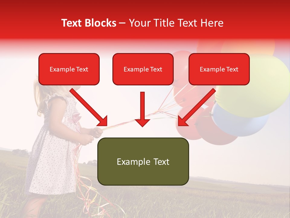 Bright Pretty Caucasian PowerPoint Template