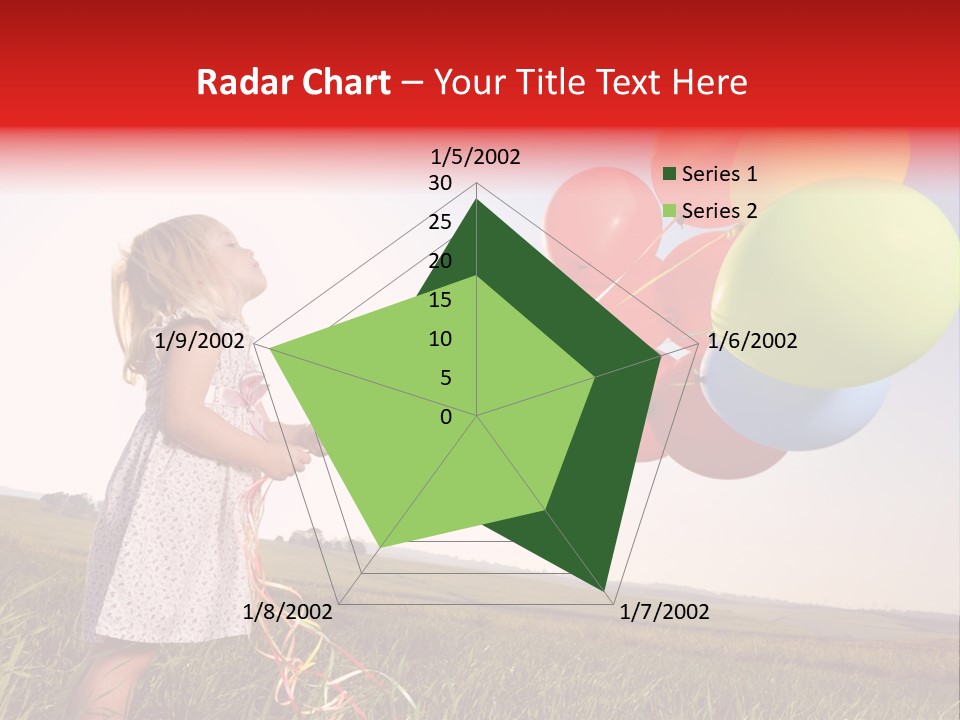 Bright Pretty Caucasian PowerPoint Template