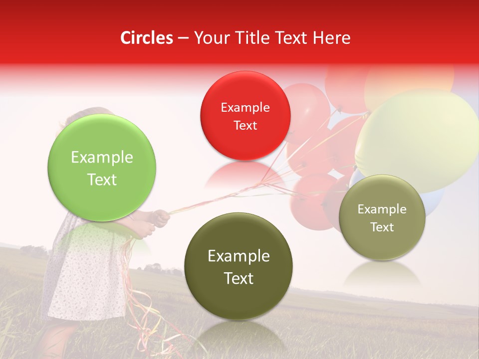 Bright Pretty Caucasian PowerPoint Template