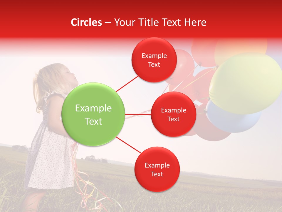 Bright Pretty Caucasian PowerPoint Template