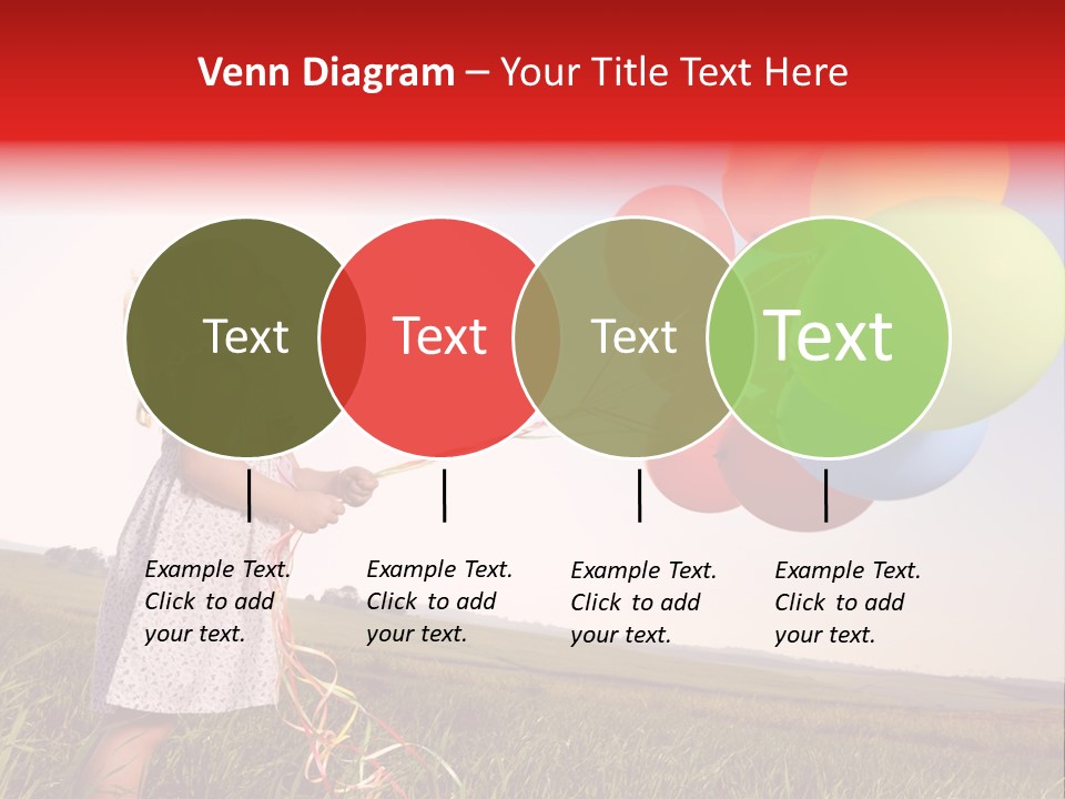 Bright Pretty Caucasian PowerPoint Template