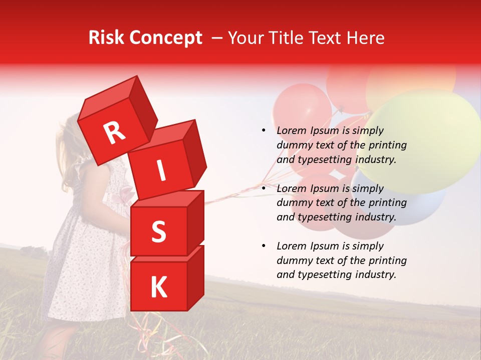 Bright Pretty Caucasian PowerPoint Template