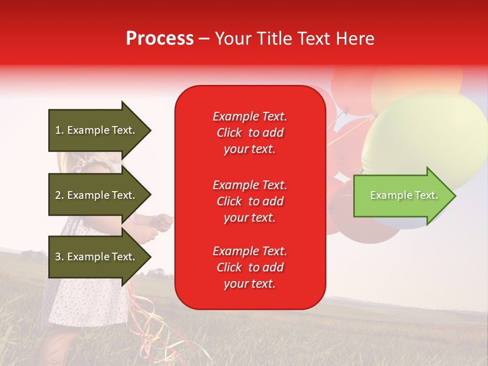 Bright Pretty Caucasian PowerPoint Template