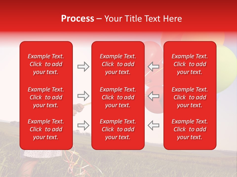 Bright Pretty Caucasian PowerPoint Template