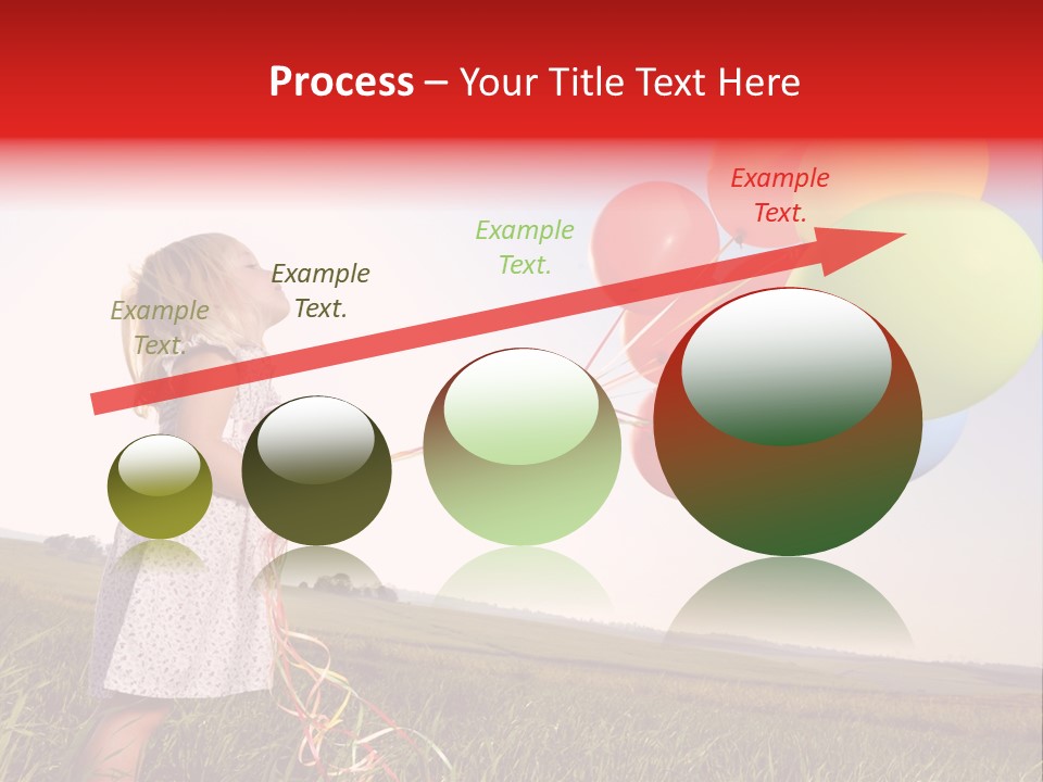 Bright Pretty Caucasian PowerPoint Template