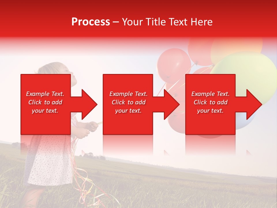 Bright Pretty Caucasian PowerPoint Template