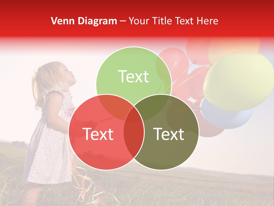 Bright Pretty Caucasian PowerPoint Template