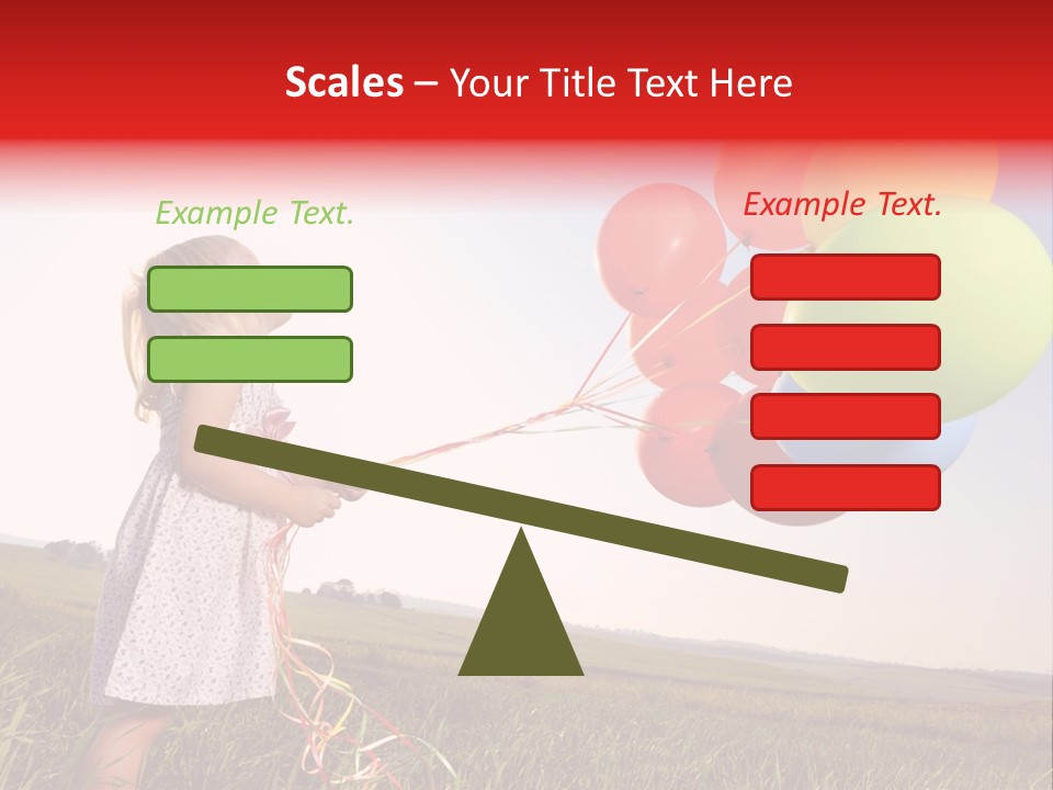 Bright Pretty Caucasian PowerPoint Template