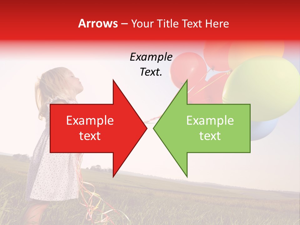 Bright Pretty Caucasian PowerPoint Template