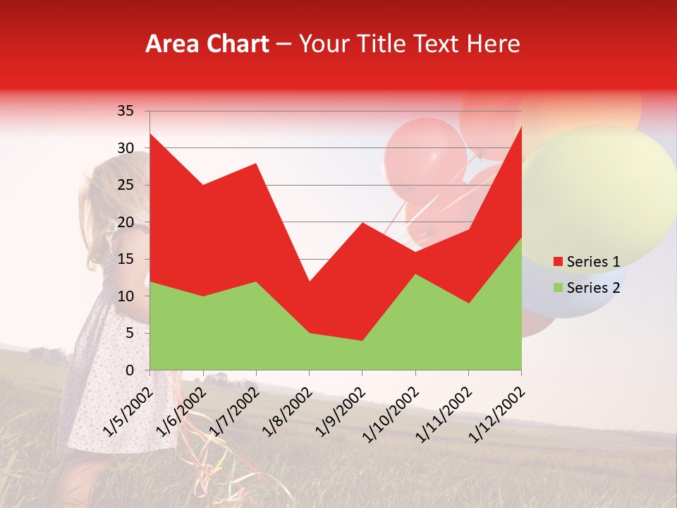 Bright Pretty Caucasian PowerPoint Template