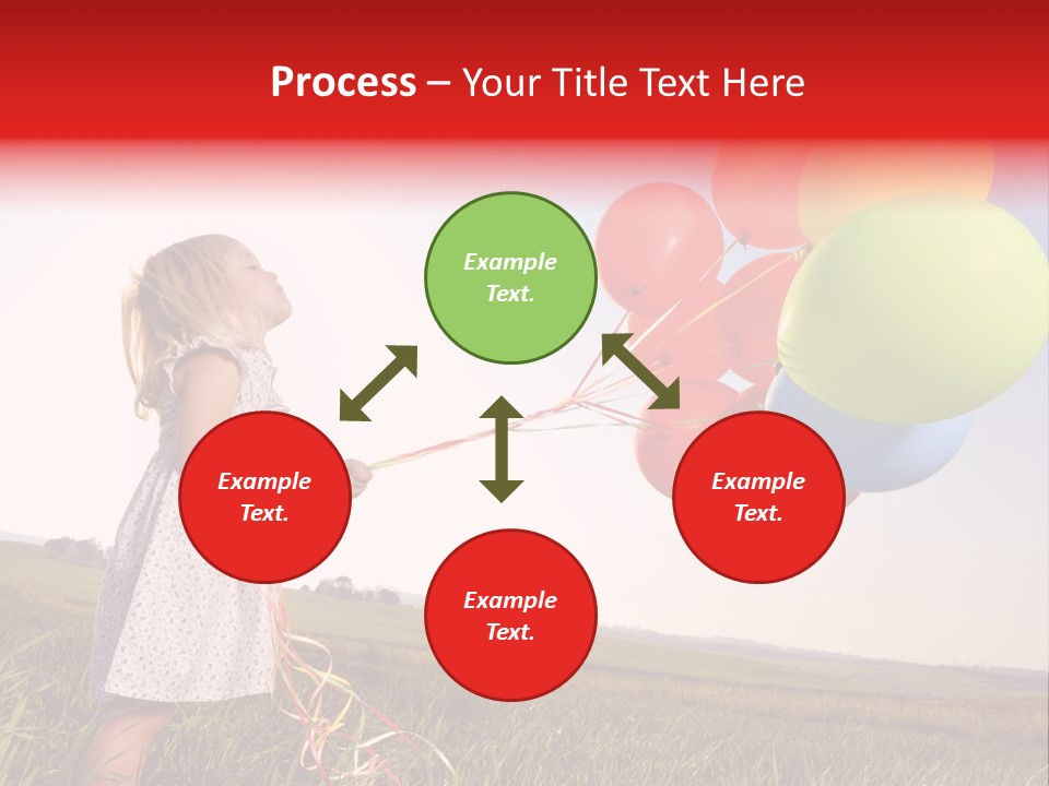 Bright Pretty Caucasian PowerPoint Template