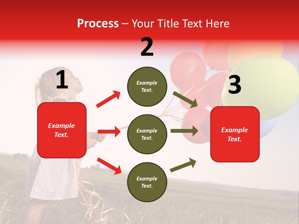 Bright Pretty Caucasian PowerPoint Template