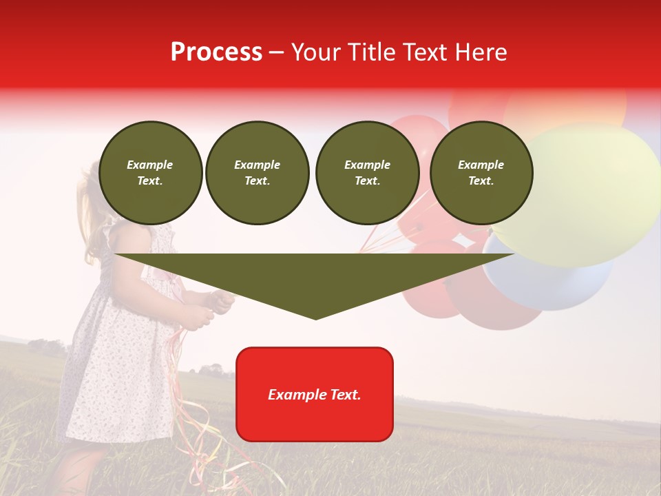 Bright Pretty Caucasian PowerPoint Template