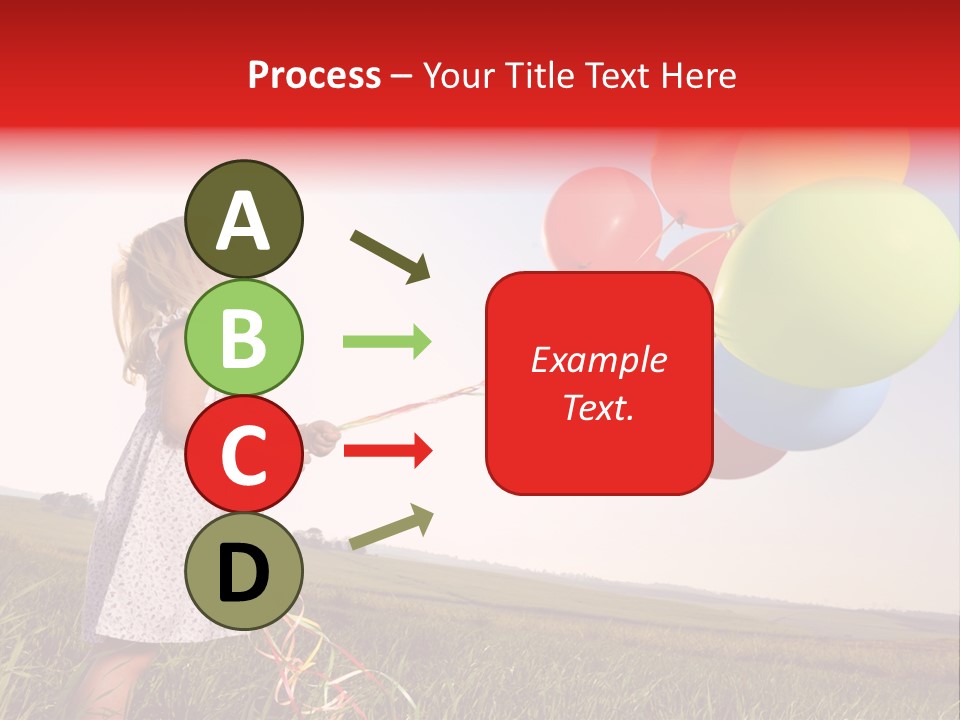 Bright Pretty Caucasian PowerPoint Template