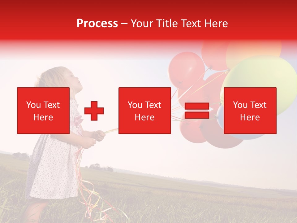 Bright Pretty Caucasian PowerPoint Template