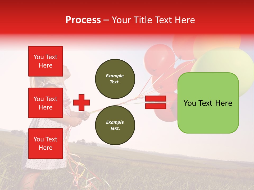 Bright Pretty Caucasian PowerPoint Template