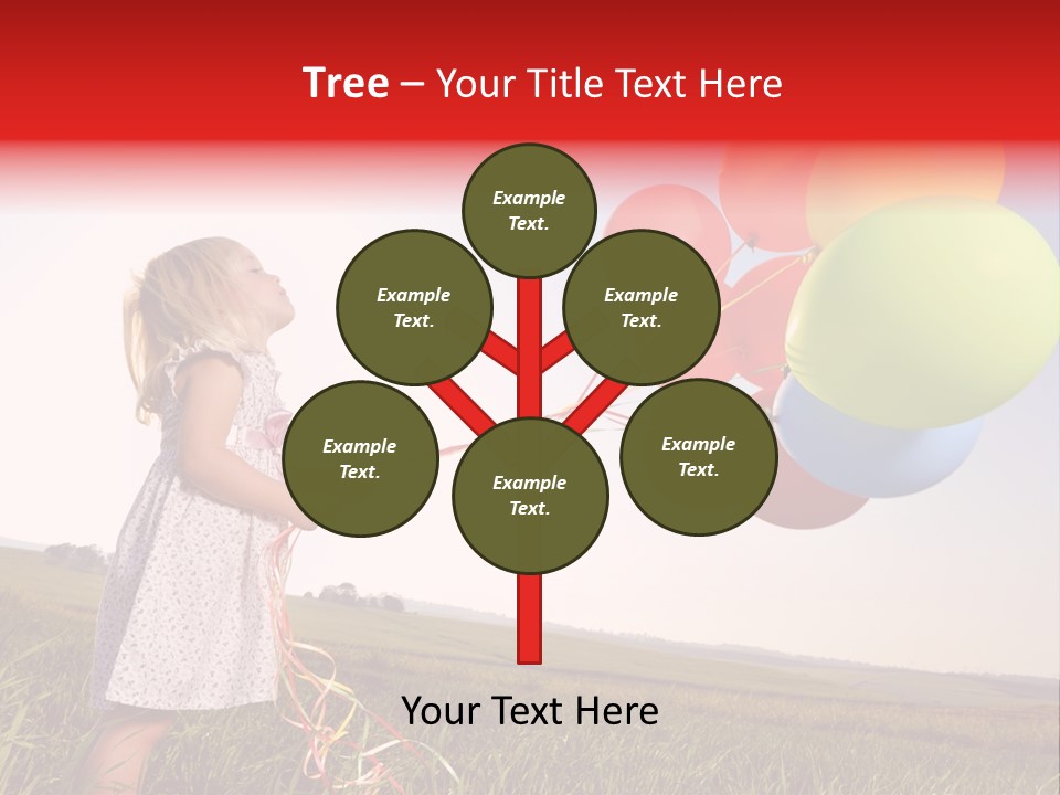 Bright Pretty Caucasian PowerPoint Template