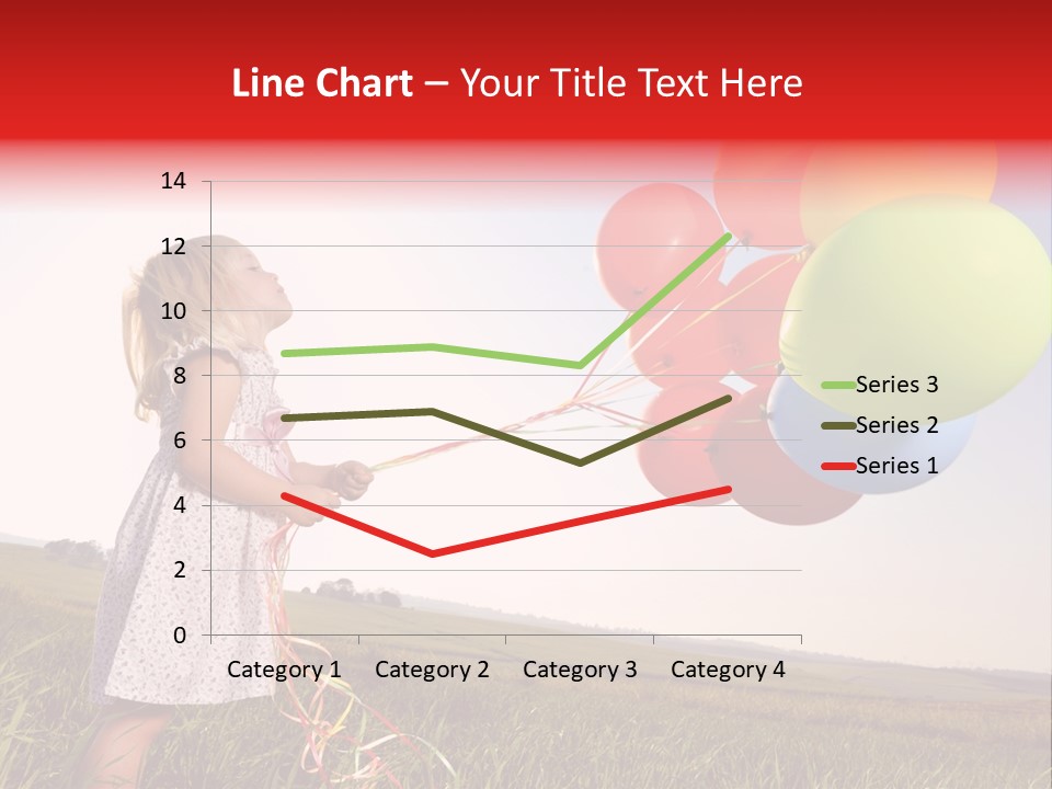Bright Pretty Caucasian PowerPoint Template