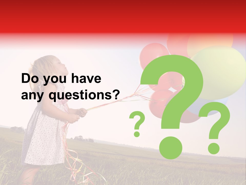 Bright Pretty Caucasian PowerPoint Template