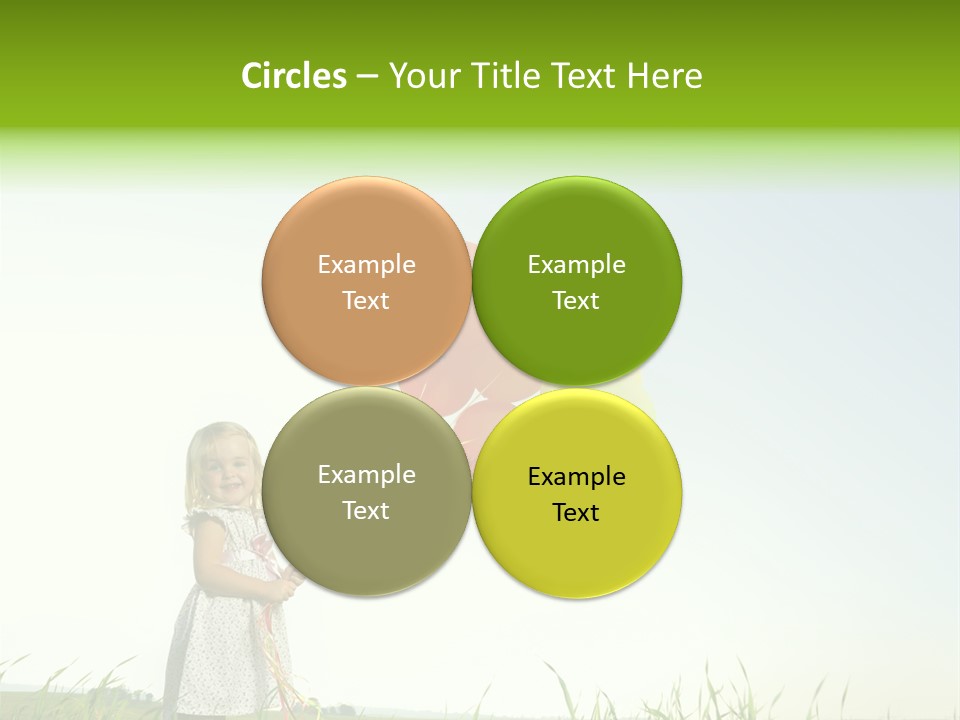Summer Playing Spring PowerPoint Template